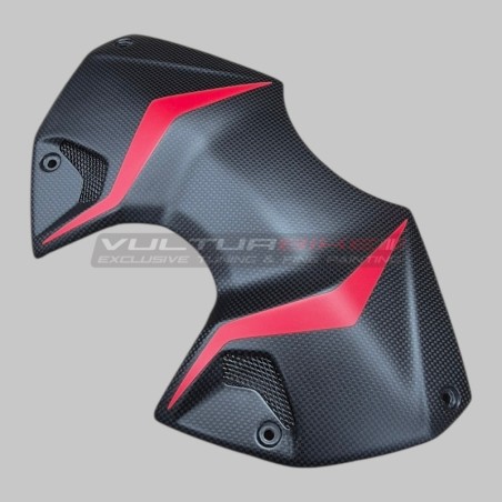 Couvercle de batterie en carbone de conception personnalisée pour Ducati Streetfighter V4