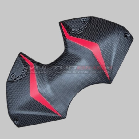 Couvercle de batterie en carbone de conception personnalisée pour Ducati Streetfighter V4