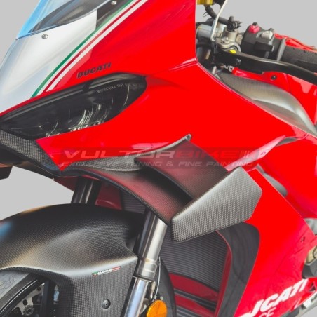 V4R-Version Kohlenstoff-Flügelset für Ducati Panigale V4 / V4S / V4R