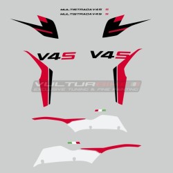 Set decalcomanie - Ducati Multistrada V4 iceberg white