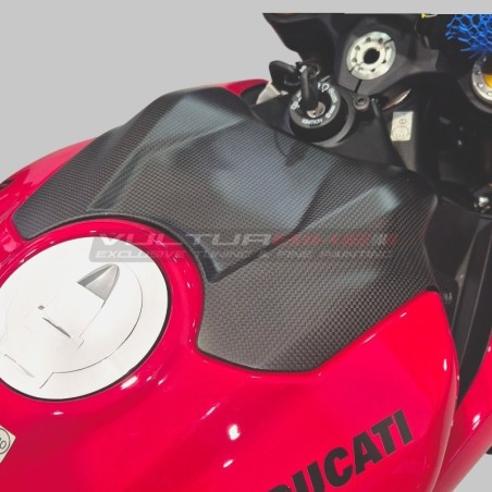 Cache avant du réservoir en carbone Ducati Panigale et Streetfighter V2 - V2S