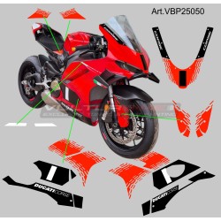 Ensemble de décalcomanies pour Ducati Panigale V4 Design Desmosedici GP