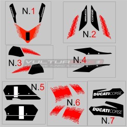 Ensemble de décalcomanies pour Ducati Panigale V2 2020 / 2024 Design Desmosedici GP
