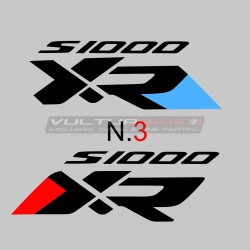 Decal set for tank and fairings - BMW S1000XR white fairing