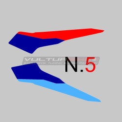 Decal set for tank and fairings - BMW S1000XR white fairing