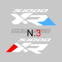 Decal set for tank and fairings - BMW S1000XR black fairing