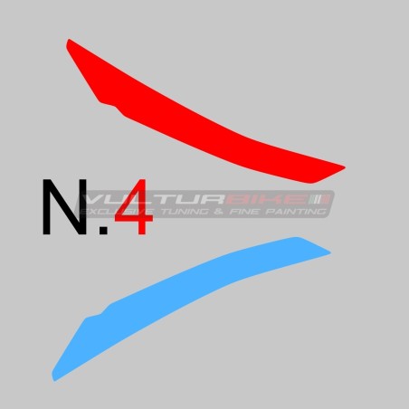Decal set for tank and fairings - BMW S1000XR black fairing