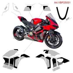 Lamborghini style decals set for Ducati Panigale V4 / V4S