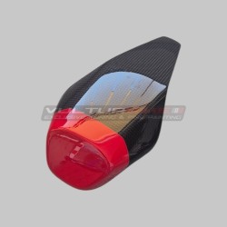 Ligne personnalisée de coussinets de selle en carbone - Ducati Panigale et Streetfighter V2 / V2S