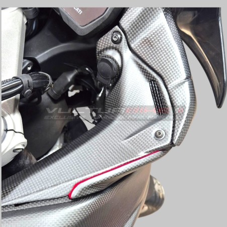 Ensemble de cache-cache en carbone pour le bouchon de la boîte à air - Ducati Multistrada V4 / V4S - 2025 / 2026