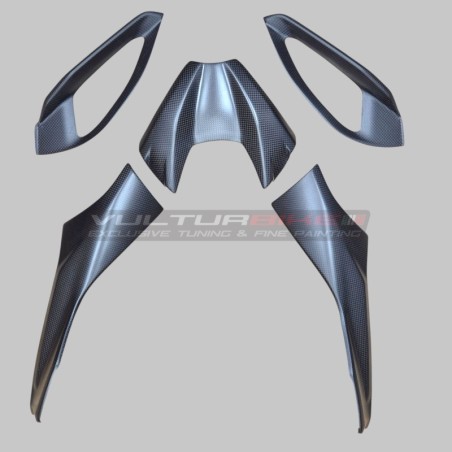 Set de funda de carbono para la puntera de la caja de aire - Ducati Multistrada V4 / V4S - 2025 / 2026