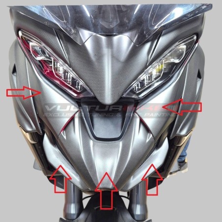 Carbon-Abdeckungsset für Airbox-Zehenkappe – Ducati Multistrada V4 / V4S – 2025 / 2026