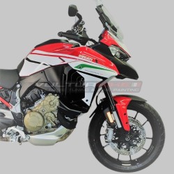 Komplette Kit Aufkleber tricolor Design - Ducati Multistrada V4