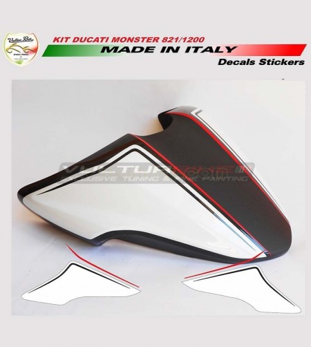 Tail's cover stickers - Ducati Monster 821/1200