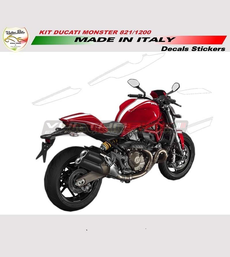 Kit adesivi stripe edition - Ducati Monster 821/1200