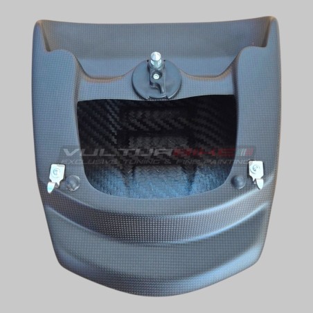 Coperchio monoposto evolution in carbonio colorato per Ducati Multistrada V4 / V4S dal 2021 al 2026