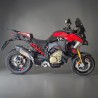 Coperchio monoposto evolution in carbonio colorato per Ducati Multistrada V4 / V4S dal 2021 al 2026