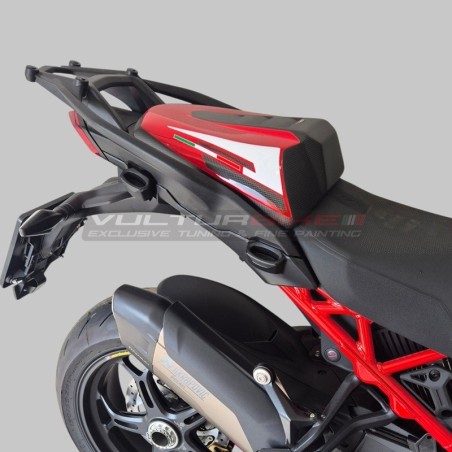 Evolution Einsitzer-Abdeckung in farbigem Carbon für Ducati Multistrada V4 / V4S von 2021 bis 2026
