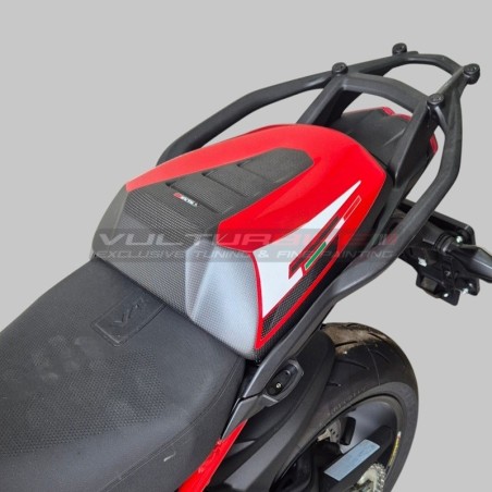 Coperchio monoposto evolution in carbonio colorato per Ducati Multistrada V4 / V4S dal 2021 al 2026