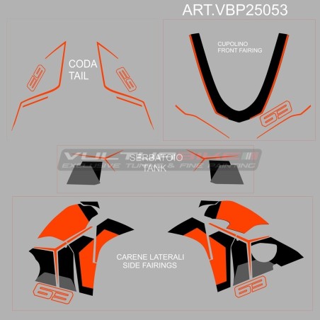 Lamborghini-Stil Aufkleber für Ducati Panigale V4 / V4S