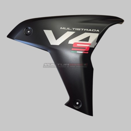 Paneles laterales de color negro mate para Ducati Multistrada V4