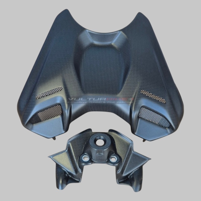 Ensemble de cache-batterie en fibre de carbone - Ducati Panigale V4