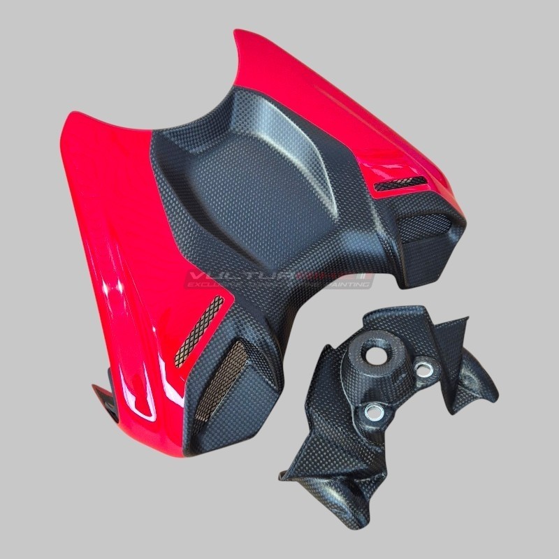 Set coperchio batteria evolution in carbonio - Ducati Panigale V4