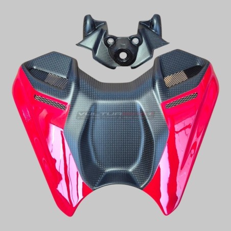 Evolution carbon fiber battery cover set - Ducati Panigale V4