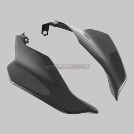 Carbon fiber lower windshield under headlight - Ducati Streetfighter V4 and V2