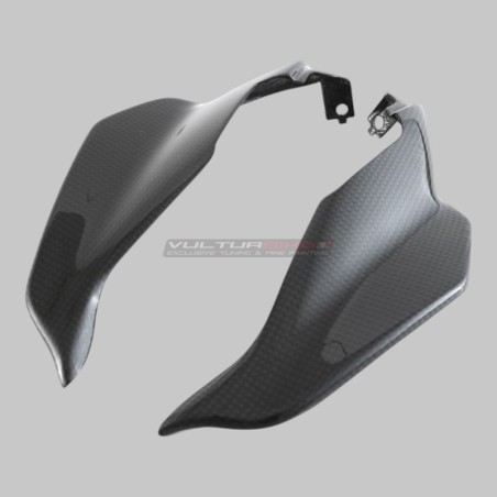 Carbon fiber lower windshield under headlight - Ducati Streetfighter V4 and V2