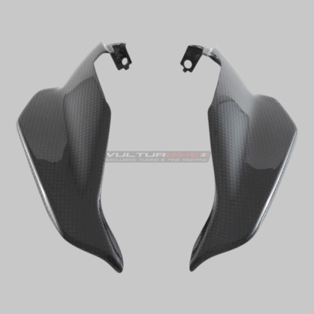 Carbonfaser-untere Windschutzscheibe unter dem Scheinwerfer – Ducati Streetfighter V4 und V2