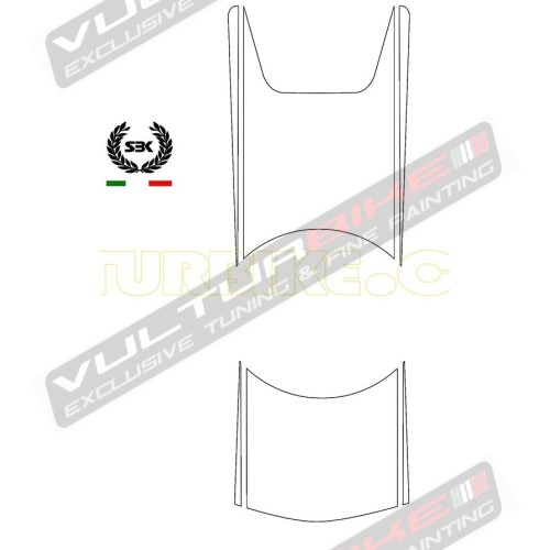 Tank Band Sticker - Ducati 848/1098/1198