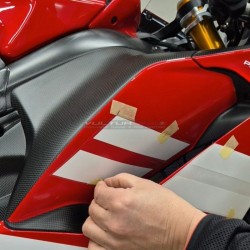 Dekorative Aufkleber für Seitenverkleidungen Ducati Panigale V4R My 2026