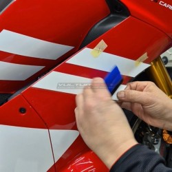 Dekorative Aufkleber für Seitenverkleidungen Ducati Panigale V4R My 2026
