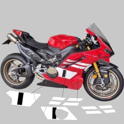Adesivi decorativi per carene laterali Ducati Panigale V4R My 2026