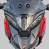 Adesivi decorativi con numero 1 nero per pannelli laterali e cupolino frontale - Ducati Multistrada V4 Pikes Peak 2025 / 2026