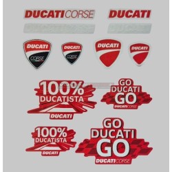 Original sticker set Ducati 100% ducatista