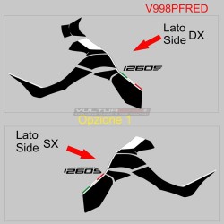 Adhesive graphics for Ducati Multistrada 1260S 2019 / 2020