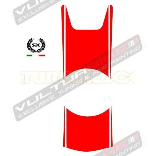 Pegatina banda de tanque - Ducati 848/1098/1198