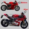 Dekoratives Grafikset für Verkleidungen – Ducati Panigale V4 / V4S 2025 / 2026