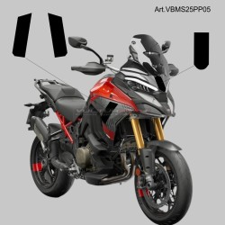 Numéros adhésifs pour les panneaux latéraux et les bulle avant - Ducati Multistrada V4 Pikes Peak