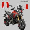 Numéros adhésifs pour les panneaux latéraux et les bulle avant - Ducati Multistrada V4 Pikes Peak