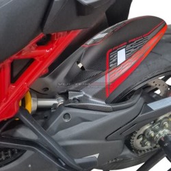 Carbon rear fender with new design - Ducati Multistrada V4 Pikes Peak