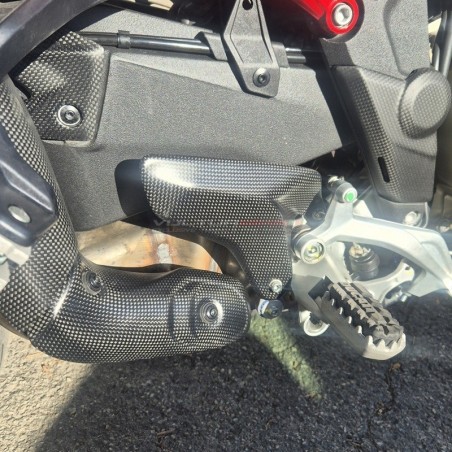 Carbon heel guards for Ducati Multistrada V4 / V4S / RS / Pikes Peak / Rally
