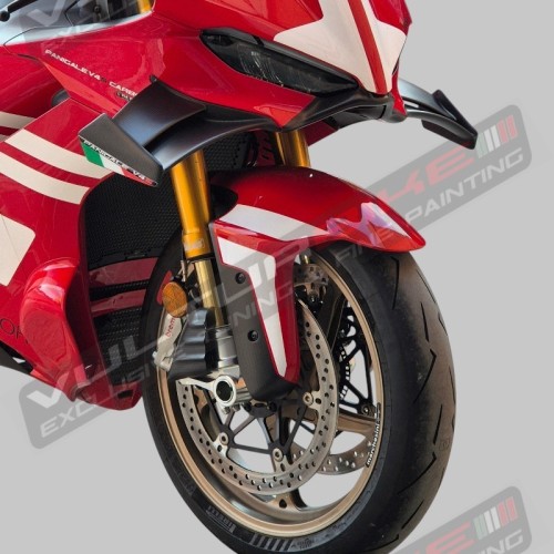 Carbon fiber front fender custom line for Ducati Panigale V4