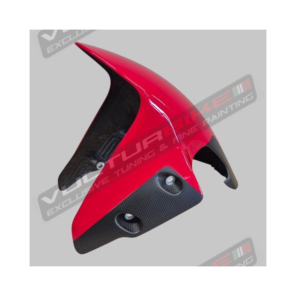 Parafango anteriore in carbonio linea personalizzata per Ducati Panigale e Streetfighter V2