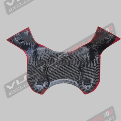 Custom carbon tank front cover - Ducati Panigale and Streetfighter V2 / V2S