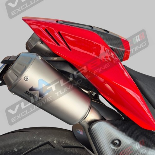 Codino in materiali compositi verniciato rosso - Ducati Panigale V4 / Streetfighter V4