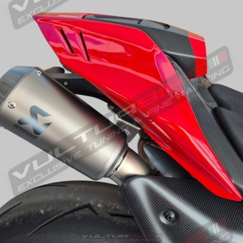 Arrière composite peint en rouge - Ducati Panigale V4 / Streetfighter V4
