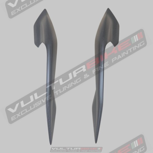 Paneles laterales de fibra de carbono para la parte trasera Ducati Multistrada V4 RS